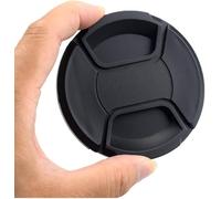 Tappo Coprilente Universale Compatibilie con Tutte le Tipologie di Macchine Fotografiche Tappo Nero Universale Copriobiettivo (77mm)