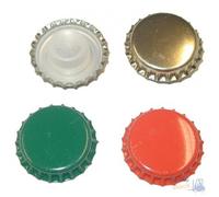 TAPPO CORONA mm 29 CON SOTTOTAPPO PLASTICA CONF PZ 200 ROSSI