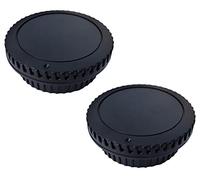 Tappo corpo e copriobiettivo posteriore for fotocamera Canon EOS EF EF-S su T7 T6 90D 80D 77D 70D 60D 5Ds 1DX 5D 7D / 6D Mark II III 200D Rebel SL3 SL2 T8i T7i T6i T6S T5i T5 T4i T3 T2ii T1i [2 set ]