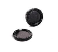Tappo corpo e posteriore, compatibile con Nikon, AF SLR AI AIS | Per tappo corpo NIK AI e tappi posteriori, set con tappo obiettivo e copertura posteriore(Set)