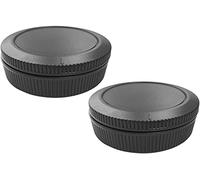 Tappo corpo fotocamera e copriobiettivo posteriore for Canon EOS R50 R100 R10 R8 R7 R6 R6 Mark II R5 R5 Mark II R5C R3 R RP Altri accessori for attacco RF e obiettivo Canon, [2 set]