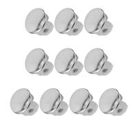 Tappo Decorativo 10 Pezzi in Plastica Argento Deviatore Doccia