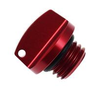 Tappo del carter della motocicletta Tappo di riempimento dell'olio motore CNC M20*2.5 compatibile con parti di scopo(Red)