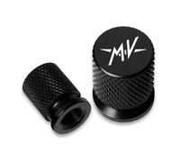 Tappo del nucleo della valvola della motocicletta Per MV Agusta F3 675 800 Brutale 800 1000 Turismo Veloce RC Accessori Per Moto Coprivalvole Per Pneumatici(Black)