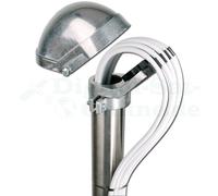 ►Tappo Del Polo DUR-line MaKa 50 ALU Per Pali Ø48-52 Mm Con Passacavo