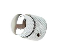 Tappo Del Potenziometro In Metallo Con Doppia Manopola Concentrica Per Le Parti Di Controllo Del Volume Del Tono Del Basso Della Chitarra Accessorio per Chitarra Strumento (Color : Silver)