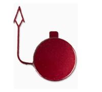 Tappo Del Rimorchio Copri Paraurti Anteriore Per Gancio Di Traino Piccolo Colore Oro Bianco Argento Grigio E Nero Per VW Per Golf 7 2014 2015 2016 2017(Red)