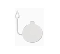 Tappo Del Rimorchio Copri Paraurti Anteriore Per Gancio Di Traino Piccolo Colore Oro Bianco Argento Grigio E Nero Per VW Per Golf 7 2014 2015 2016 2017(Bianca)