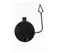 Tappo Del Rimorchio Copri Paraurti Anteriore Per Gancio Di Traino Piccolo Colore Oro Bianco Argento Grigio E Nero Per VW Per Golf 7 2014 2015 2016 2017(Black)