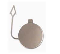 Tappo Del Rimorchio Copri Paraurti Anteriore Per Gancio Di Traino Piccolo Colore Oro Bianco Argento Grigio E Nero Per VW Per Golf 7 2014 2015 2016 2017(Oro)