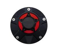 Tappo del serbatoio del carburante for moto, senza chiave, adatto for Honda GROM 125 2014-2020 Tappo del serbatoi(Red with Logo)