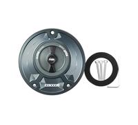 Tappo del serbatoio del carburante senza chiave Per CB1000R 2008-2011 Tappo Serbatoio Carburante In Lega Di Alluminio Modificato A Sgancio Rapido, Benzina A, Accessorio(Gray and Black)