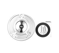 Tappo del serbatoio del carburante senza chiave Per GSXR600 750 1000 GSXR GSXR1000 K4 K5 K6 K7 K8 K9 SV650 GW250 Bandit GSF 650 1250 GSX1300R Tappo Serbatoio Benzina(Silver and Black)