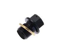 Tappo Del Svuotamento per Olio TECNIUM No Magnetico Alu Nero m12 X