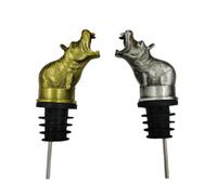 Tappo Del Vino Accessori Per Vino 2pcs Versatori Di Vino Simpatici Tappi Per Bottiglie Con Testa Rinoceronte Bottiglia Creativi