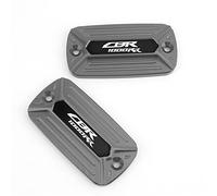 Tappo Della Coppa D'olio Del Coperchio Serbatoio Liquido Freno Anteriore In Alluminio CNC Per H CBR1000RR 2004 2005 CBR600RR CBR 900 929RR(Grigio)