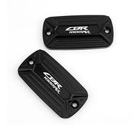 Tappo Della Coppa D'olio Del Coperchio Serbatoio Liquido Freno Anteriore In Alluminio CNC Per H CBR1000RR 2004 2005 CBR600RR CBR 900 929RR(NERO)