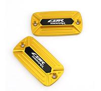 Tappo Della Coppa D'olio Del Coperchio Serbatoio Liquido Freno Anteriore In Alluminio CNC Per H CBR1000RR 2004 2005 CBR600RR CBR 900 929RR(ORO)