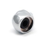 Tappo Della Manopola In Metallo Perforato Del Volume Della Chitarra Elettrica Del Cranio Tappo Del Potenziometro Twist Della Manopola Del Volume Della Chitarra Del Basso parti di chitarra(Silver)