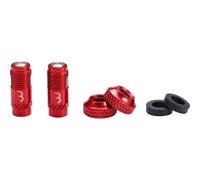 Tappo della valvola BBB Cycling CoreCap (x2) Rouge