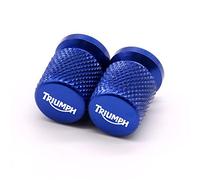 Tappo Della Valvola Del Pneumatico Della Ruota Del Motociclo, Copertura Della Porta Dell'aria Dello Stelo In Alluminio CNC Per Triumph Tiger 900/850 Street/Speed Triple Daytona 675 (Color : Blue)