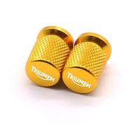 Tappo Della Valvola Del Pneumatico Della Ruota Del Motociclo, Copertura Della Porta Dell'aria Dello Stelo In Alluminio CNC Per Triumph Tiger 900/850 Street/Speed Triple Daytona 675 (Color : Gold)