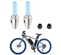 Tappo della Valvola del Pneumatico Luce a LED, Tappo della Valvola del Pneumatico della Ruota della Bici Luce Luminosa Tappo del Nucleo della Valvola Dell'ugello del Pneumatico Lampada