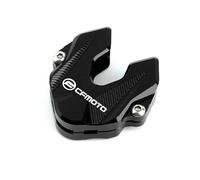 Tappo della valvola del pneumatico Per Cfmoto CF MOTO CLX700 700mt 800mt 450MT 450SS 450NK 650MT CNC Portachiavi Portachiavi Moto Chiave Custodia Cover Protezione Borsette(Black)