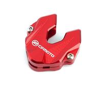 Tappo della valvola del pneumatico Per Cfmoto CF MOTO CLX700 700mt 800mt 450MT 450SS 450NK 650MT CNC Portachiavi Portachiavi Moto Chiave Custodia Cover Protezione Borsette(Red)