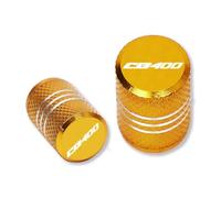 Tappo della valvola del pneumatico Per Hon@&da CB400SF CB400 VTEC CB400X 1998-2022 Accessori Moto CNC Tappi Per Valvole Pneumatici(Yellow)