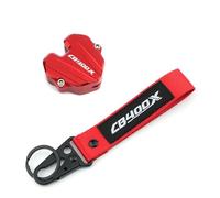 Tappo della valvola del pneumatico Per Hon@&da Cb400X Cb400f Cb 400X 400F Modificato CNC Copertura Chiave Borsette Caso Cap Portachiavi Portachiavi Catena Chiave Accessori Moto(1 set of red,B)