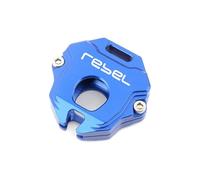 Tappo della valvola del pneumatico Per HON@&DA Rebel CM1100 REBEL 1100 1100T DCT Motociclo Accessori In Alluminio Custodia Portachiavi Guscio Portachiavi Portachiavi(A Blue)