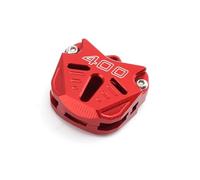 Tappo della valvola del pneumatico Per Ninja400 CNC Moto Chiave Guscio Caso Di Copertura Portachiavi Portachiavi(Key Cover Red)