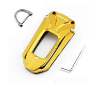 Tappo della valvola del pneumatico Per PCX 125 150 160 PCX160 PCX125 2021-2022 Accessori Moto CNC In Alluminio Caso Della Copertura Chiave Borsette E Ricamo Distintivo Portachiavi(Yellow)
