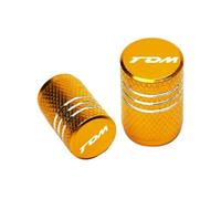 Tappo della valvola del pneumatico Per TDM850 TDM900 Motociclo CNC Accessori In Lega Di Alluminio Coperchio Della Valvola Del Pneumatico Tappo Di Copertura Dell'aria(Yellow)
