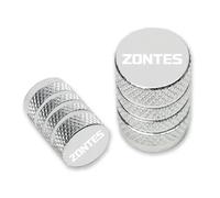 Tappo della valvola del pneumatico Per Zontes Shengshi310R 310X 310V 310 T2 G1 125 U1 U 155 ZT 125 T310 350E 350D ZT250 Accessori Per Moto Tappi Per Valvole Pneumatici(Silvery)