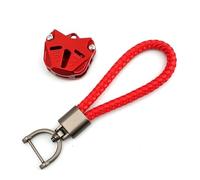 Tappo della valvola del pneumatico Per ZX6R ZX-6R ZX 6R Zx 6 R 636 2011-2025 Guscio Chiave Custodia Portachiavi Portachiavi Accessori CNC Moto(B Red)