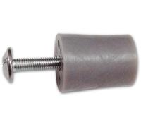 Tappo di Arresto in Nylon per Avvolgibili misura 30 mm Grigio 10pz