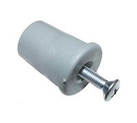 Tappo di Arresto Tapparella Finestra, Misura 40 mm, Colore Bianco, Confezione da 6 pezzi