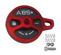Tappo di blocco forcella per bici da strada, interruttore di blocco manuale, kit di montaggio per SR/Suntour, XCR/XCM, materiale ABS, nero/rosso (rosso)
