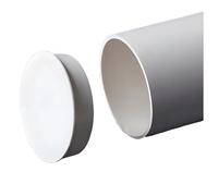 Tappo di chiusura a scatto Tappo rotondo in plastica per pannelli Mobili e progetti fai da te Tappi di copertura per fori in plastica Diametro specifico bianco Type-50