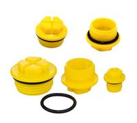 Tappo di chiusura per tubi dell'acqua con filettatura maschio sigillare temporaneamente le condotte idriche aperte durante la sostituzione della valvola del rubinetto o dell'elettrodom giallo M16x1.5