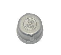 Tappo di conversione in acciaio inossidabile Femmina Raccordi per tubi filettati in acciaio inossidabile Dado esagonale/Tappo per tubi/Spina 1/4" 3/8" 1/2" 3/4" 1" 1-1/4" 1-1/2" 2" (DN10)