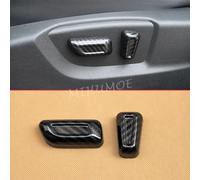 Tappo di copertura dell'interruttore di regolazione del sedile conducente dell'auto LHD per Mitsubishi Eclipse Cross 2018-2024 Accessori per lo styling in fibra di carbonio