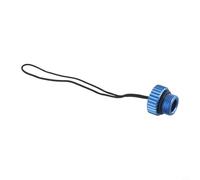 Tappo di copertura filettato in alluminio per immersioni subacquee Din Tank Valve per protezione della testa 5/8-14nps in colore nero con design leggero e costruzione per attrezzatura sportiva