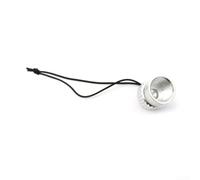 Tappo di copertura filettato per valvola DIN per immersioni subacquee in alluminio 6061 per protezione della testa del serbatoio, colore nero (argento)