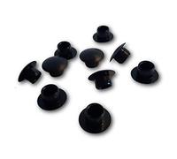 Tappo di copertura in plastica da 100 pz, nero, per fori