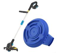 Tappo di copertura per bobina di ricambio per Mac per decespugliatore Allister MGTP18Li, accessorio di copertura in plastica blu per la manutenzione di giardini e giardini, parti di apparecchiature