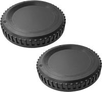 Tappo di copertura per Nikon D3500 D3400 D3300 D3200 D3100 D5600 D5500 D5300 D5100 D7500 D7000 D850 D810 D800 D750 D3500 D90. D80 D70 fotocamere DSLR, Hxdzieory [2 pezzi]
