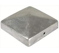 Tappo di copertura per pali a piramide zincato 91 x 91 mm (8)